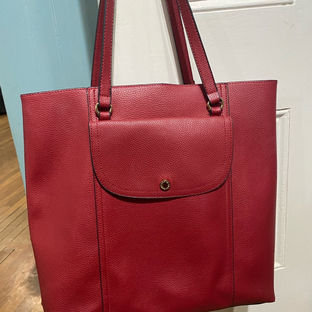 Steve madden Big Purse 23 height x 17” with mini cosmetc bag inside